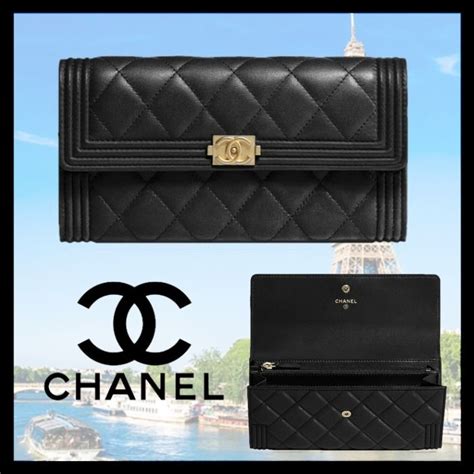 a80286-y07659 boy chanel quilted waller|CHANEL BOY CHANEL 2021 Cruise Boy Chanel Long Flap Wallet (A80286 .